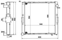 Wilmink Group WG1723538 Радіатор охолодження двигуна Wilmink Group WG1723538 Радіатор охолодження двигуна