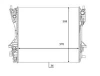 Wilmink Group WG1723610 Радиатор охлаждения двигателя