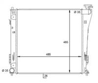 Wilmink Group WG1723625 Радиатор охлаждения двигателя