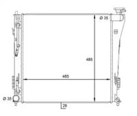 Wilmink Group WG1723626 Радиатор охлаждения двигателя