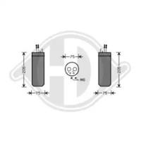 Diederichs 8101703 Осушувач кондиціонера Diederichs 8101703 Осушувач кондиціонера