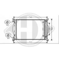 Diederichs 8101707 Радиатор охлаждения двигателя Diederichs 8101707 Радиатор охлаждения двигателя
