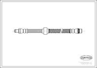 Corteco 19019115 Hose assy brake Corteco 19019115 Hose assy brake