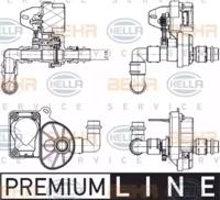 Hella 9XL 351 341-051 Valve heater