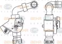 Hella 9XL 351 341-061 Кран обігрівача салону