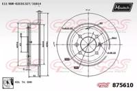 Maxtech 875610.0080 Диск гальмівний
