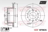 Maxtech 875631.6060 Диск тормозной