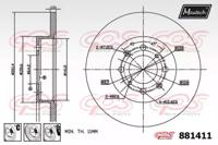 Maxtech 881411.6980 Диск гальмівний
