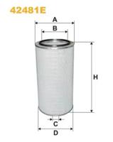 Wix Filters 42481E Фільтр повітряний