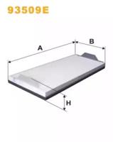Wix Filters 93509E Фільтр салону Wix Filters 93509E Фільтр салону