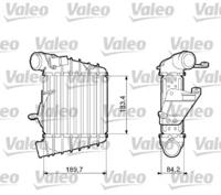 Valeo 817556 Радіатор інтеркулера Valeo 817556 Радіатор інтеркулера
