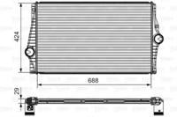 Valeo 818280 Радіатор інтеркулера
