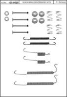 Kawe 105-0629 Монтажний комплект гальмівних колодок
