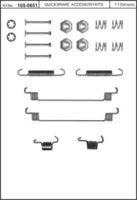 Kawe 105-0651 Комплект монтажный дисковых тормозных колодок Kawe 105-0651 Комплект монтажный дисковых тормозных колодок
