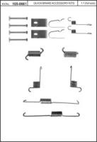 Kawe 105-0661 Монтажний комплект гальмівних колодок