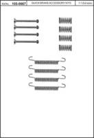 Kawe 105-0667 Комплект пружинок барабанних гальм