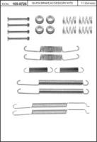 Kawe 105-0726 Монтажний комплект гальмівних колодок