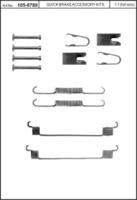 Kawe 105-0789 Монтажний комплект гальмівних колодок