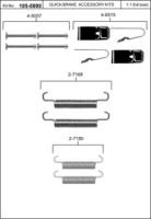 Kawe 105-0890 Repair kit brake pad