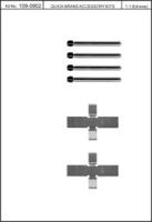 Kawe 109-0902 Монтажний комплект гальмівних колодок
