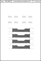 Kawe 109-0909 Монтажний комплект гальмівних колодок Kawe 109-0909 Монтажний комплект гальмівних колодок