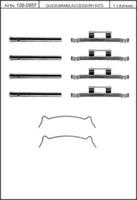 Kawe 109-0957 Монтажний комплект гальмівних колодок