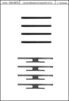 Kawe 109-0975 Spring set disc brake