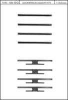 Kawe 109-1012 Spring set disc brake