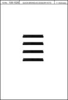 Kawe 109-1028 Монтажний комплект гальмівних колодок