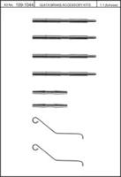 Kawe 109-1044 Spring set disc brake