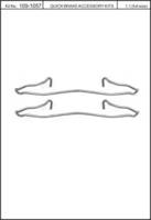 Kawe 109-1057 Монтажний комплект гальмівних колодок