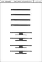 Kawe 109-1065 Монтажний комплект гальмівних колодок