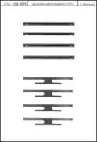 Kawe 109-1072 Монтажний комплект гальмівних колодок