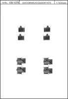 Kawe 109-1078 Spring set disc brake Kawe 109-1078 Spring set disc brake