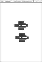 Kawe 109-1154 Монтажний комплект гальмівних колодок