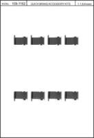 Kawe 109-1162 Spring set disc brake Kawe 109-1162 Spring set disc brake