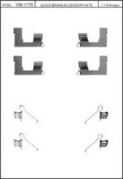 Kawe 109-1179 Монтажний комплект гальмівних колодок Kawe 109-1179 Монтажний комплект гальмівних колодок