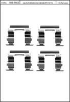 Kawe 109-1181 Монтажний комплект гальмівних колодок