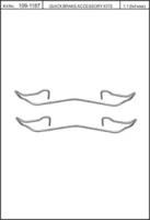 Kawe 109-1187 Монтажний комплект гальмівних колодок Kawe 109-1187 Монтажний комплект гальмівних колодок