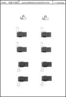 Kawe 109-1193 Монтажний комплект гальмівних колодок Kawe 109-1193 Монтажний комплект гальмівних колодок