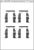 Kawe 109-1194 Монтажний комплект гальмівних колодок