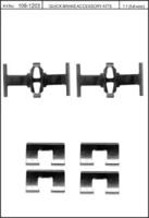 Kawe 109-1203 Монтажний комплект гальмівних колодок