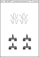 Kawe 109-1207 Монтажний комплект гальмівних колодок