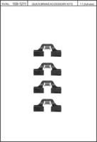 Kawe 109-1211 Spring set disc brake