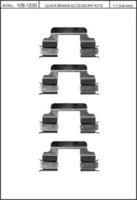 Kawe 109-1230 Монтажний комплект гальмівних колодок