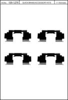 Kawe 109-1276 Комплект монтажный дисковых тормозных колодок