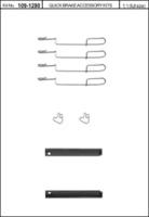 Kawe 109-1280 Комплект монтажный дисковых тормозных колодок