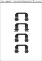 Kawe 109-1287 Монтажний комплект гальмівних колодок Kawe 109-1287 Монтажний комплект гальмівних колодок