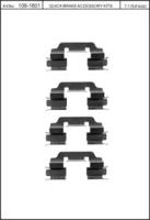 Kawe 109-1601 Монтажний комплект гальмівних колодок Kawe 109-1601 Монтажний комплект гальмівних колодок