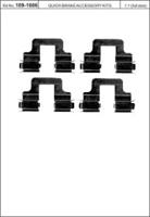 Kawe 109-1606 Монтажний комплект гальмівних колодок Kawe 109-1606 Монтажний комплект гальмівних колодок